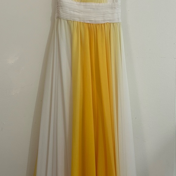HALSTON - Lemon fade gown - Picture 5 of 5